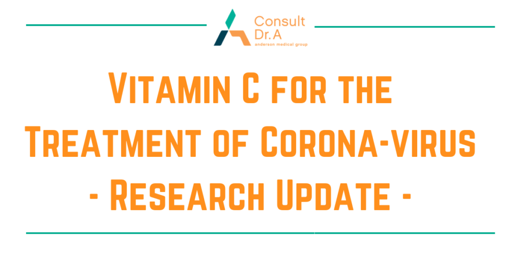vitamin c for the treatment of corona virus research update